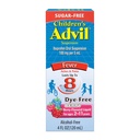 Enfants advil analgésique et réducteur de fièvre, sans colorant et sans sucre Ibuprofène suspension buvable, aromatisé Berry - 4 Fl Oz