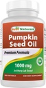 Best Naturals Kürbis Samen Öl Blase Kontrolle 1000 mg 180 Softgels
