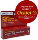 GeriCare Benzocaine 20% Maximum Strength Toothache & Oral Instant Pain Relief Gel 0.5 oz. Fast-Acting Numbing Schmerzen Behandlung für Zahnschmerzen, Gum Irritation, Sensitivität & Mouth Sores, (Pack von 1)