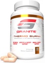 Thermo Burn by Granite, New Advanced Formula for Thermogenic, Metabolic, Mood & Appetite Support with Alpha GPC, Theobromine, & 5-HTP (90 Capsules)