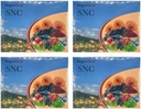 Generisches 4 Packs SNC Super Life Neuron Care Support Eyesight Vision Blur Cognitive Dry (15 Sachets/Box), Blau