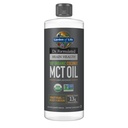 Jardin de la vie Dr Formulé Santé Cerveau 100% Bio Huile de noix de coco MCT 32 fl oz Non aromatisé, 13g MCT, corps et cerveau carburant, certifié non-OGM végétalien et sans gluten, sans hexane