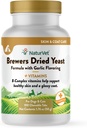 NaturVet Brewers Formule de levure séchée à l'ail plus de vitamines pour chiens et chats, comprimés à croquer, fabriqués aux États-Unis avec des ingrédients à la source mondiale 100 Nombre