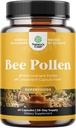 Bienen Pollen Pillen für Brustwachstum 60 Ct - Bienen Pollen-Ergänzung 1000mg Servieren mit natürlich säubernden B Vitamine Mineralstoffe & Enzyme - Brust-Ergänzung - Vegetarisch Non-GMO & Gluten Kostenlos
