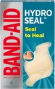 BAND-AID Marque Hydro Seal Bandes étanches, Grandes bandes de gel hydrocolloïde pour le soutien des premiers soins Meilleure guérison pour les blisters, découpes et écharpes mineurs, FSA/HSA Admissible, 6 ct