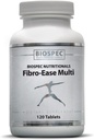 BIOSPEC NUTRIITIONALS Fibro-Ease Multi - Contient des vitamines et minéraux essentiels - Soutien à la production d'énergie et à la santé générale (120 capsules)