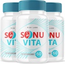rize labs Sonu Vita Dietary Supplement, Hearing Support Formula, Maximum Strength Capsules, Supports Healthy Life - Pack of 3(180 Capsules)