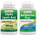 Meilleurs naturels Alpha Acide lipoïque 300 mg & Berberine Plus 1000 mg
