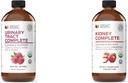 Produits naturels complets Urinary Tract Complet 16oz & Rein Complet 16oz Bundle