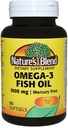 Nature's Blend Omega-3 1000mg - 90 Softgels, 2er Pack