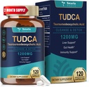 Totaria TUDCA Supplement 1200mg (Tauroursodeoxycholic Acid), 120 Capsules, Ultra Strength TUDCA Bile Salts Liver Supplements, Pure Tudca for Liver and Gallbladder Repair, Gut Health