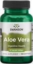 Swanson Aloe Vera 25 Milligrammes 100 Sgels