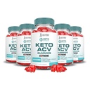 Laboratoires justifiés (5 Pack Keto Genesis Keto ACV Gummies 2000MG Keto Genesis Keto Gummies Formule avancée vinaigre de cidre de pomme avec jus de betterave de grenade poudre B12 végétalien non OGM 300 Gummys