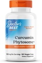 Docteurs Meilleur Curcumin Phytosome, Biodisponible Curcumine, Non-OGM, Sans gluten, Sans soja, Vegan, 1000mg, 180 capsules de légumes