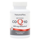 Natures Plus Beyond CoQ10-200 mg Ubiquinol - 30 Softgels faciles à avaler - High Potency, supplément d'absorption élevée, favorise la santé cardiaque, antioxydant - 30 portions