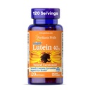 Puritan's Pride Premium LutigoldTM Lutein Caroténoïde 40mg avec Zeaxanthin pour les hommes et les femmes, complément alimentaire pour le soutien de la santé oculaire, 8 mois d'approvisionnement, 120 Softgels faciles à avaler