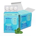 NeuroGummi Energy & Focus Gum (54 Count-6 Pack, Peppermint) | 40mg Natürliches Koffein + L-Theanin + Vitamin B12 & B6 + Xylitol | Zucker Kostenlose Nootropic kognitive Brain Performance Supplement