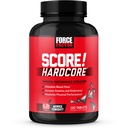 Note du facteur de force ! Supplément de booster d'oxyde nitrique dur pour les hommes avec L-Citrulline, Yohimbe, Black Maca & B vitamines pour augmenter l'endurance, et maximiser la performance physique, 120 comprimés