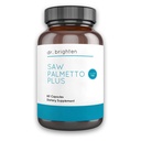 Dr. Brighten Saw Palmetto Plus - Natürliche Nahrungsergänzung für Damen - PCOS Unterstützung Haarausfall Acne ölige Haut zu verhindern