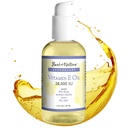 Meilleur de la nature Huile de vitamine E 28 000 UI, hydratant sans parfum avec noix de coco fractionnée - Formule de réparation des dommages pour les cheveux, la peau, le visage et les mains