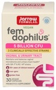 Formules de Jarrow Fem-Dophilus - 5 milliards CFU par portion - Supplément probiotique pour femmes - Santé urinaire et vaginale - Jusqu'à 30 portions (capsules de Veggie)