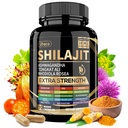 Shilajit Ergänzung mit Sea Moss, Ashwagandha, Tongkat Ali - Shilajit Pure Himalayan Organic Fulvic Acid Capsules - 90 Count