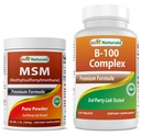 Best Naturals MSM Poudre & Complexe B-100