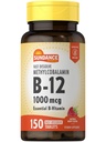 Sundance B-12 méthylcobalamine 1 000 mcg. 150 comprimés à dissolution rapide.