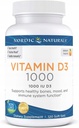 Naturels nordiques, vitamine D3 1000 UI, 120 Nombre