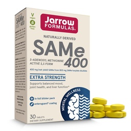 FORMULES DE JARROW Sam-E 400 MG, 30 CT