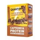 Quantum Energy Square: Energy Bar mit Koffein & 10g Protein. Köstliche gesünde Snack on The Go. (Vegan, Glutenfrei, Sojafrei, Dairy-frei) (Caffe Mocha Mandel Chip)