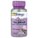 SOLARAY Valerian Root Extract 50 mg | Relaxation Unterstützung für einen gesunden Schlafzyklus | 0.8% Valerenic Acids | 60 CT