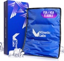 Kinetic Labs Reusable Ice Pack für Verletzungen - Großes Eispaket für Rückenschmerzen Relief (11x14.5) - Großes Eis Gel Pack für Rücken, Knie, Schulter, Hip