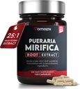 AMALTH Pueraria Mirifica Capsules 1000 mg 120 Capsules Supplément Estrogen pour les femmes, les hommes et les transgenres, Ménopause Relief, pilules de soutien au mieux-être féminin
