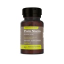 Endur Plain Niacine (acide nicotinique), Supplément santé cardiaque et équilibre du cholestérol sain, formule de libération immédiate, sans gluten, 250mg (100 comprimés)