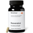 Supplément de resvératrol Momenteux 450 mg - Trans-resvératrol pour le vieillissement en santé, le cerveau et le soutien cardiaque - NSF certifié pour le sport - sans OGM et sans gluten - 30 portions