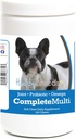 Breeds Healthy French Bulldog Tous en une seule multivitamine Soft Chew 120 Comte