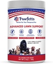 Supplément avancé de soutien à la pelouse pour chiens, avec canneberge, acides aminés, et Brewer, levure, facilement digestible, foie de poulet, parfait pour votre chien pampéré (70 chews de chien)