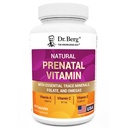 Dr Berg Vitamines prénatales naturelles pour les femmes (vitamines prénatales et allaitantes) - Vitamines prénatales avec folate, vitamines, minéraux, omégas, et 11 Superaliments puissants - Multivitamines prénatales pour femmes - 60 capsules