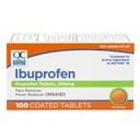Choix de qualité Ibuprofène Comprimés, 200 mg, analgésique et réducteur de fièvre pour l'arthrite, les dents, les douleurs dorsales, les maux de tête, les douleurs corporelles et plus de 100 Comprimés enrobés