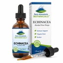 Pure Mountain Botanicals Liquid Echinacea Tropfen – Kosher Tincture Alkohol freier Extrakt - 500mg Bio Echinacea -1oz Flasche