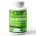 Moringa Kapseln| 300 Kapseln Mor Moringa Oleifera| 10.000mg| 100% rein & natürlich| Non-GMO und glutenfreie Ergänzung | Complete Green Superfood | Moringa Blatt Extrakt Pulver