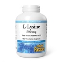 Facteurs naturels, L-Lysine 500 mg, 180 Capsules végétariennes