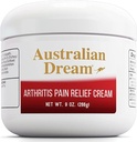 Crème de soulagement de la douleur d'arthrite de rêve australienne - Apaisant et non-graisse - Arthrite topique puissante - Bon pour les douleurs musculaires ou les articulations - 9 oz Jar