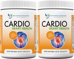 DOCTEUR COMPLÉMENTS COMPLÉMENTS Cardio Heart Health Powder – Supplément L-Arginine 5000mg & L-Citrulline 1000mg, Tart Cherry Flavor (paquet de 2-16,82 oz / 33,64 oz)
