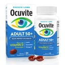 Bausch & Lomb Ocuvite Adulte 50+ Vitamine oculaire et softgels minéraux 50 ea (paquet de 12)
