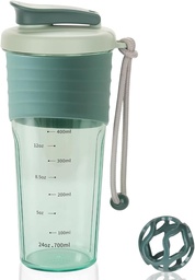 Bouteille de mélangeur de protéines,Bouteille de mélangeur de sport pour les mélanges de protéines avec boule de fouet,Bouteille de mélangeur,Portable avant l'entraînement