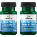 Swanson Astaxanthin & Zeaxanthin Supplément santé pour les professionnels de l'écran-lourd avec 4 mg Astaxanthin & 4 mg OmniXan Zeaxanthin (60 Softgels, 2 Pack)