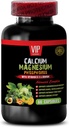Supplément de magnésium de calcium - Phosphore de magnésium de calcium avec vitamine D-3 et Boron - Bons sains Magnésium, Calcium pour les femmes, Magnésium pour les hommes, Suppléments de force osseuse, 1 bouteille 60 Capsules
