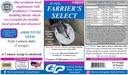 SUPER Farrier's Select Hoof Supplement - Supplément de soins haut de gamme aux probiotiques - Croissance saine des hoofs - 20 livres, 5 mois